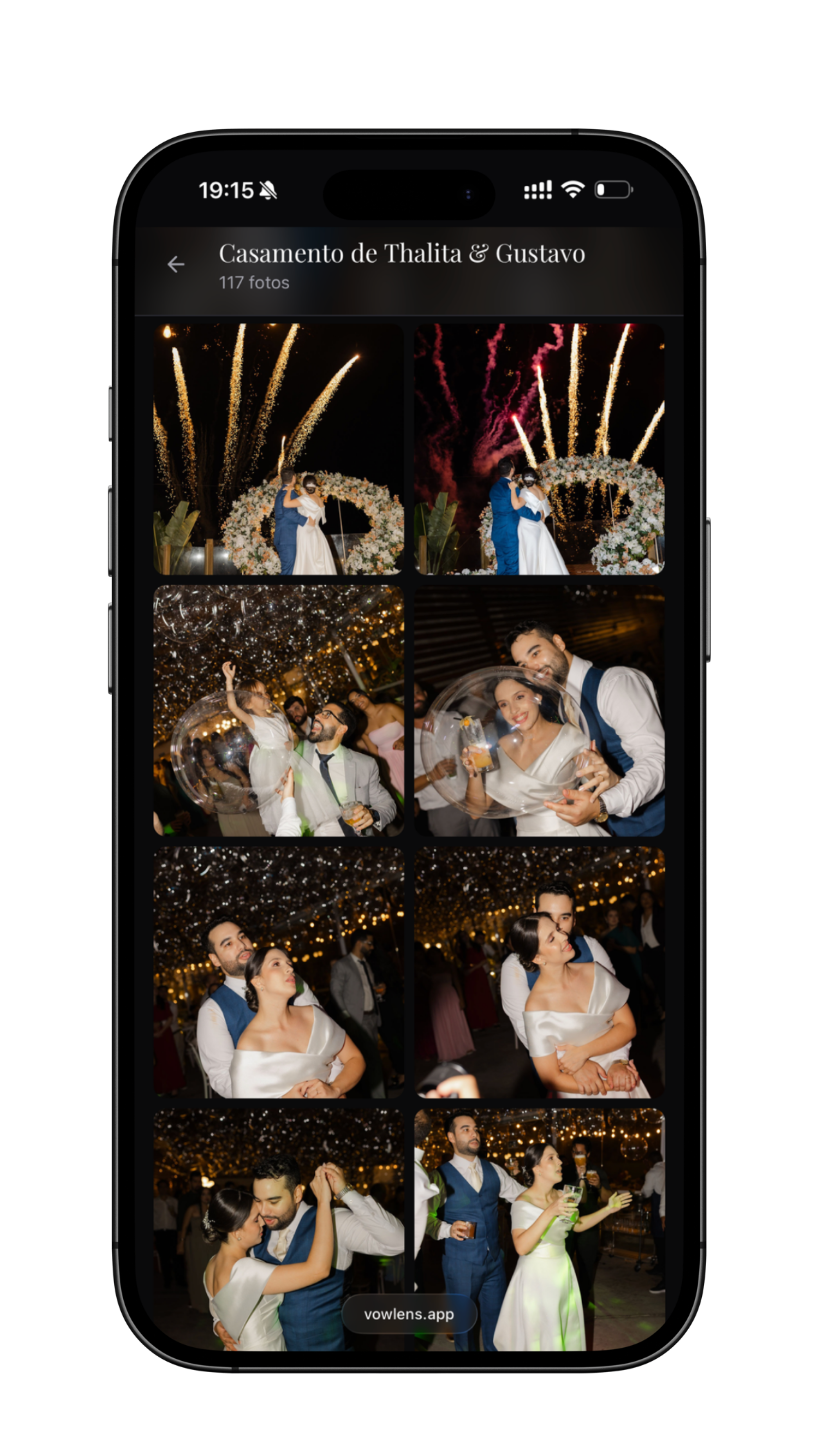 ⚡ Galeria em tempo real