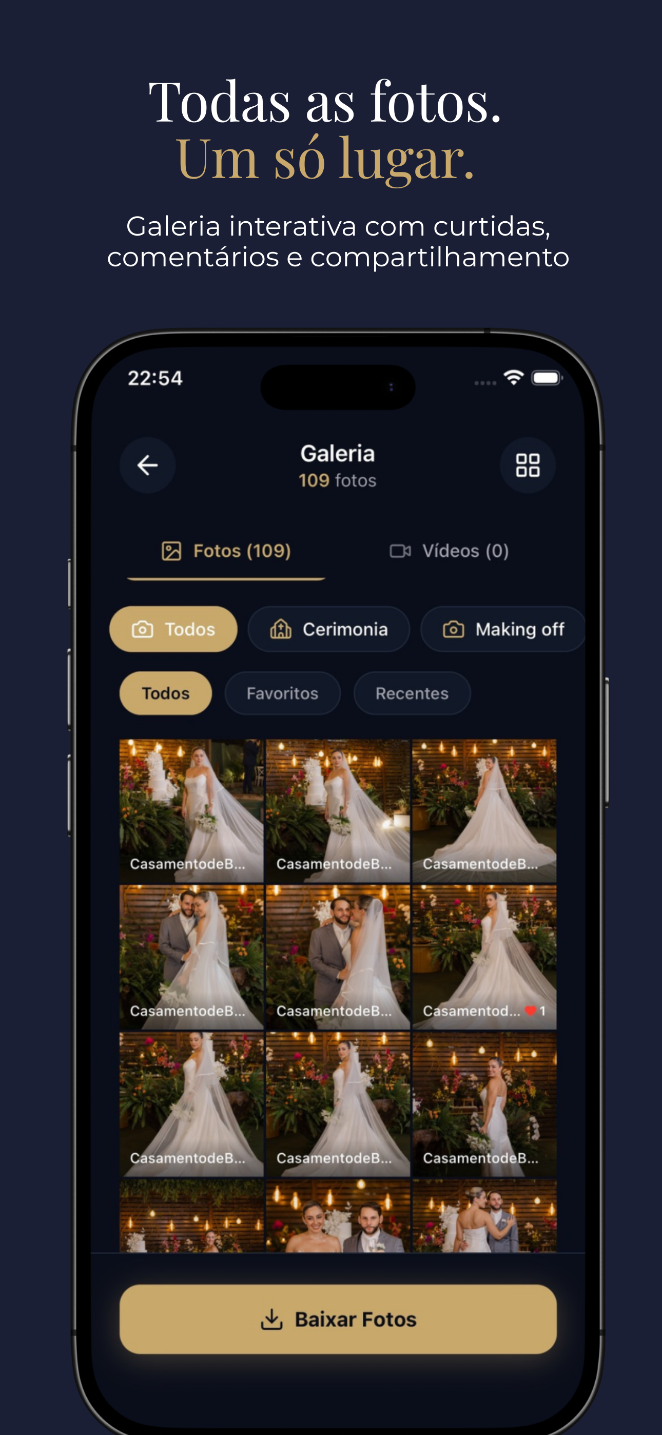 VowLens App - Galeria